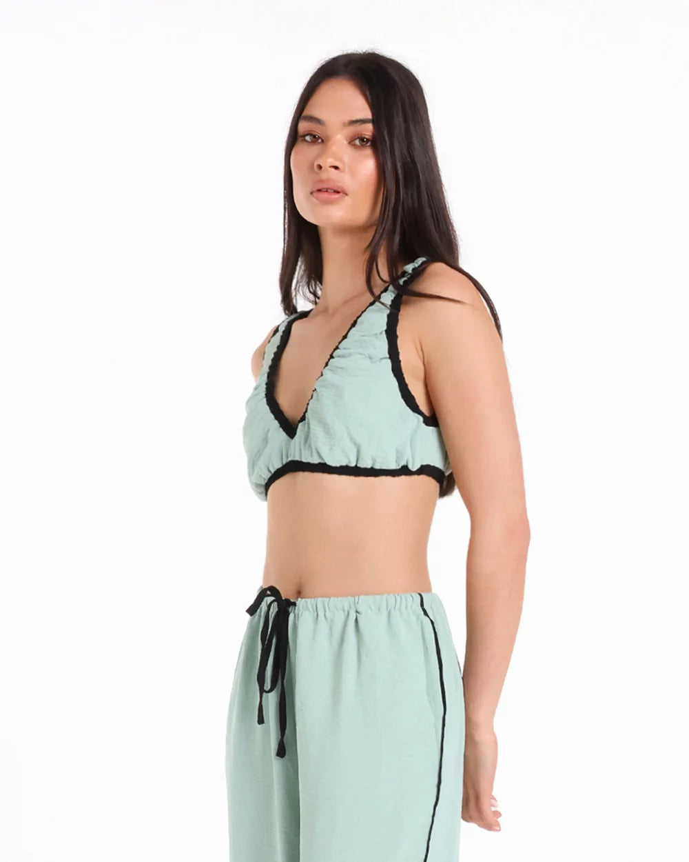 Lost In Lunar Harvi Crop - Mint