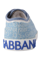 Dolce & Gabbana Women Denim DG Print Sneakers