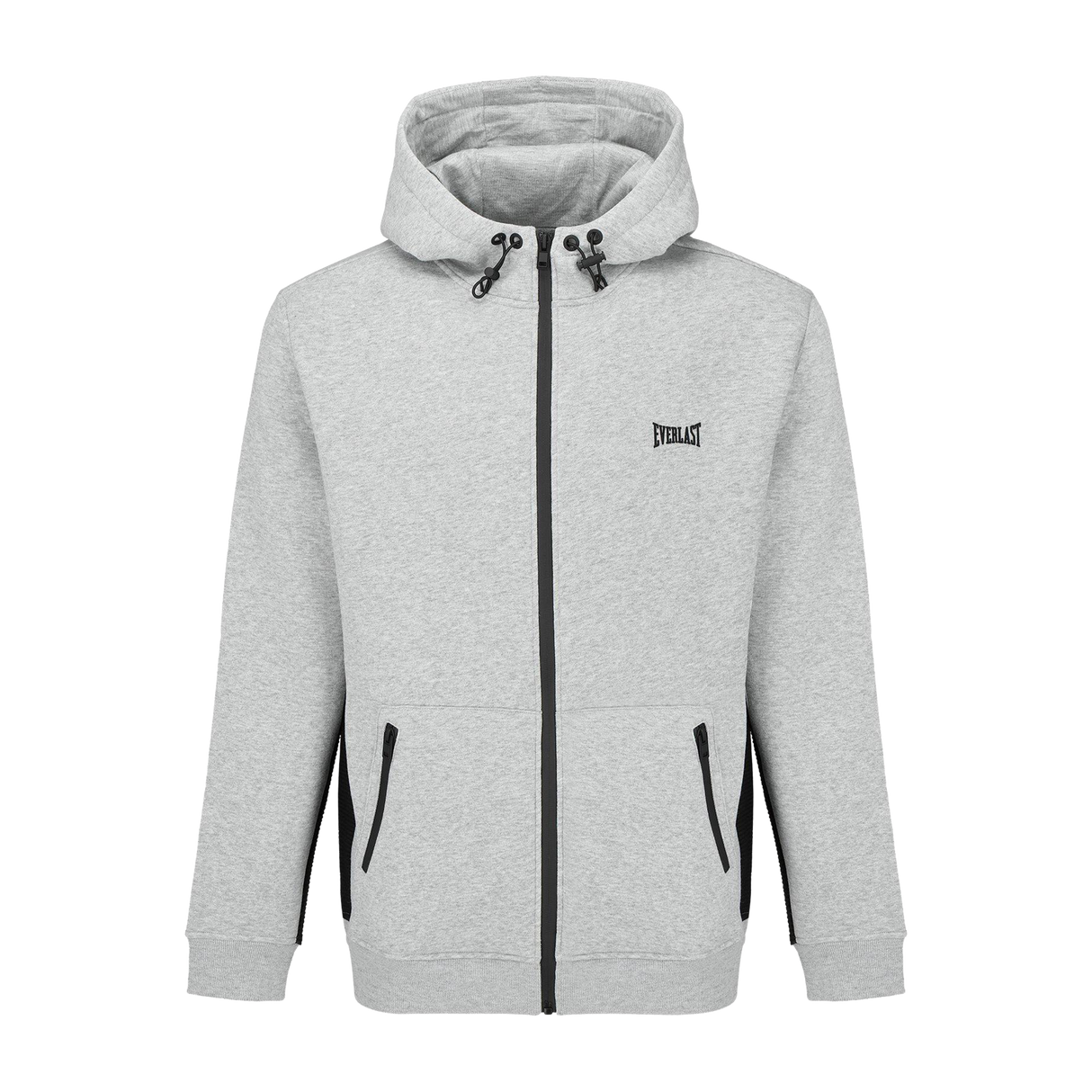 Everlast Men's Premium Zip Through Hooded Sweater - Grey Marle
