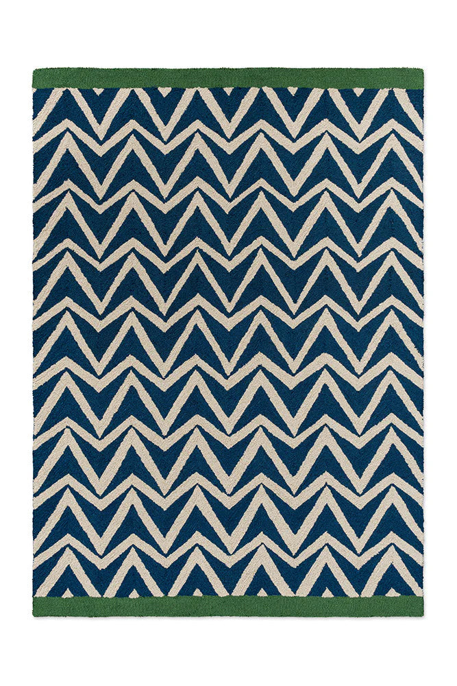 Scion Dhurrie Blue 426318 Outdoor Rug