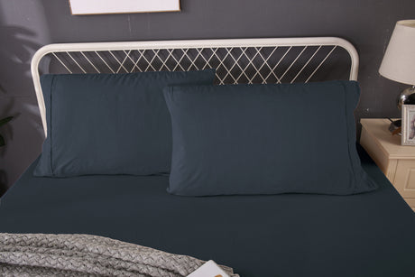 Ramesses Linen Bamboo Combo Set - Charcoal