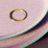 Bullion Gold Gold Simplicity Slim Ring