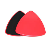 Core Sliders Gliding Discs Exercise Gym Fitness Foam Triangle Pad Pair Red