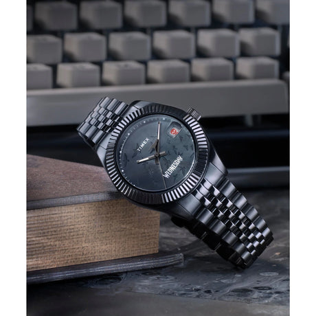 Timex Timex X Wednesday Timex Legacy 36Mm Stainless Steel Bracelet Watch