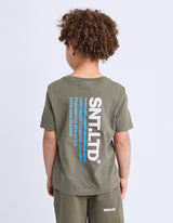 St Goliath Boys Podium Tee - Khaki