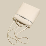 Convertible Pebbled Leather Backpack - Ivory