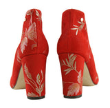 Bosccolo Womens Boots - Leaves Red