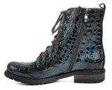 Bosccolo Womens Boots - Green Croco