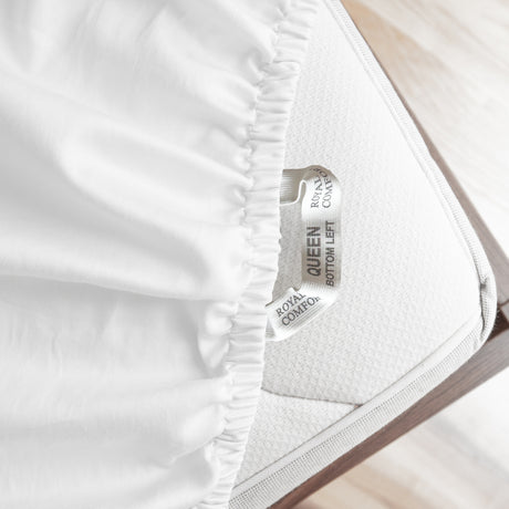 Royal Comfort Signature Bamboo Cotton Sheet Set- White