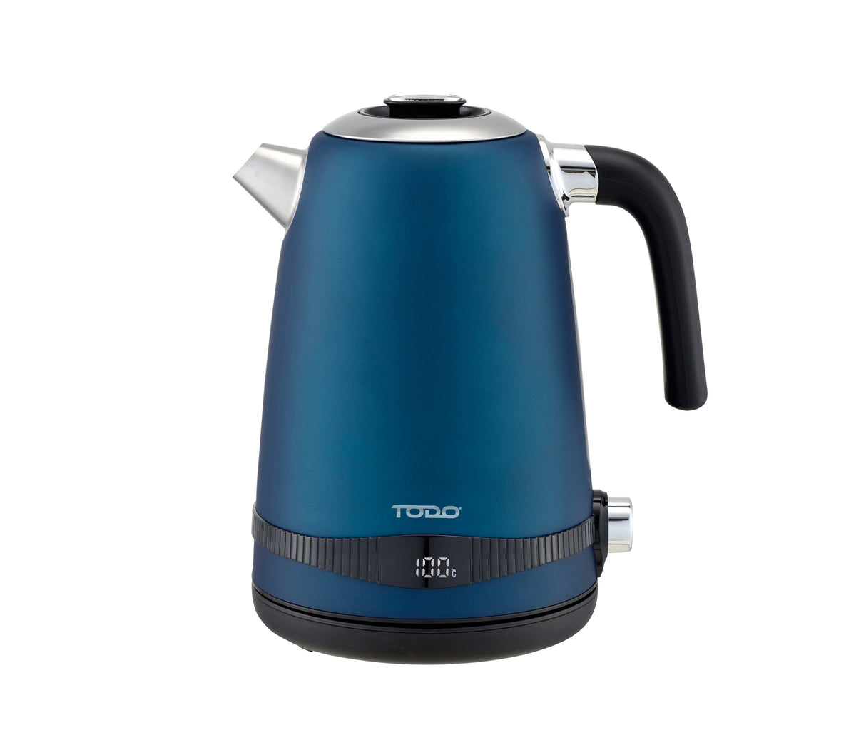 TODO 1.7L Stainless Steel Cordless Kettle Keep Warm Electric Led Water Jug - Blue