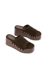 Therapy Imani Chocolate Faux Suede