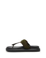 Therapy Palloma Khaki Microsuede