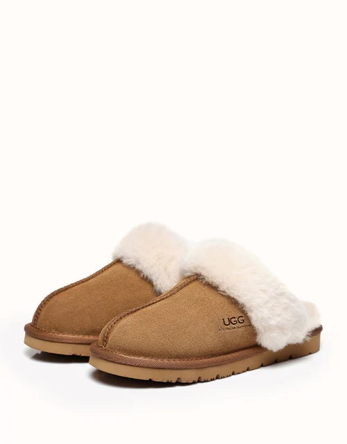 Muffin Slipper in Chestnut