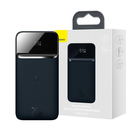 Baseus Magnetic Wireless Quick Charge Power Bank 10000mAh 20W Digital LED Display USB Type-C Type-A