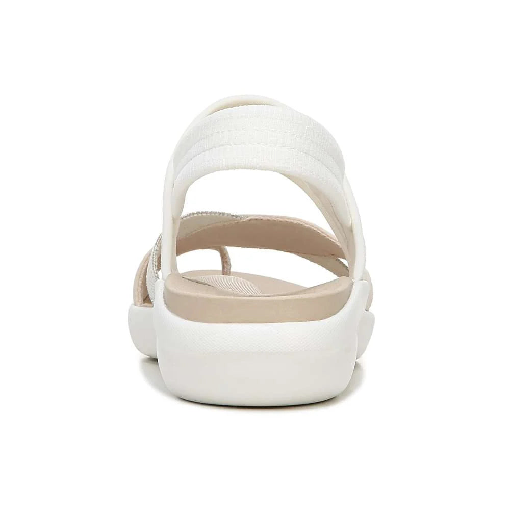 Bzees Call Me Sandal - White Fabric