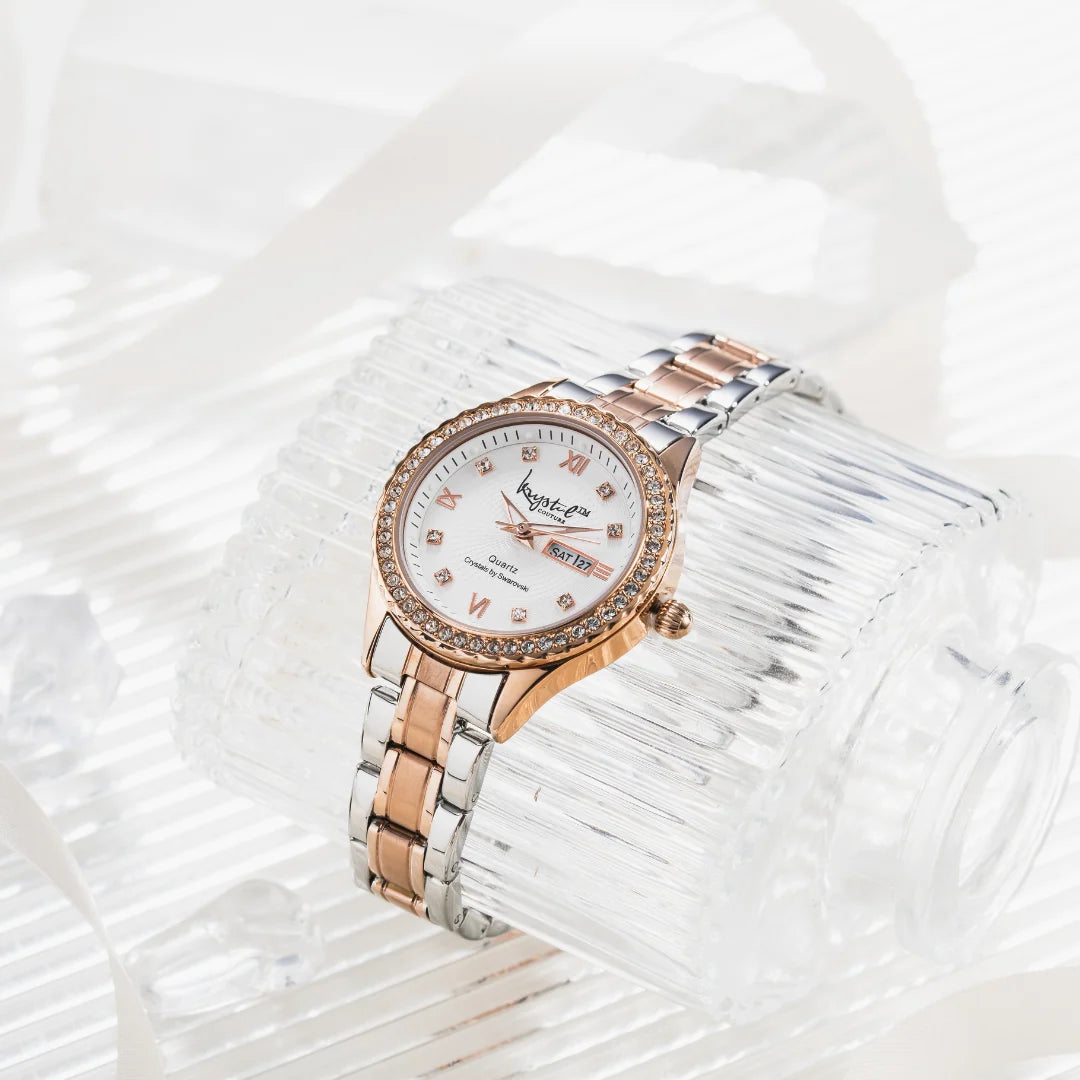 Krystal Couture Lustrous Watch Embellished with SWAROVSKI® Crystals