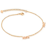 Bullion Gold Kiss Me Anklet