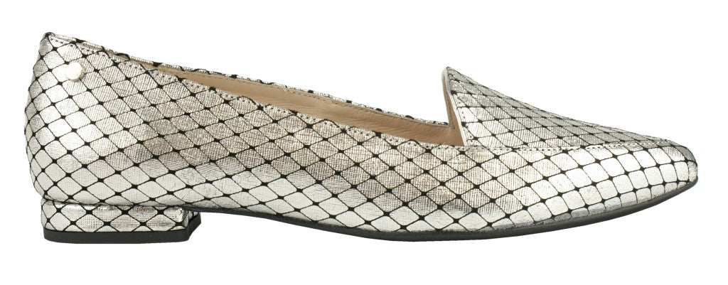 Bosccolo Womens Moccasin - Silver