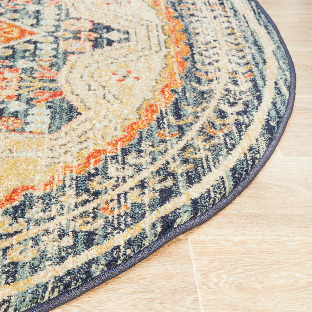Legacy 863 Navy Round Rug