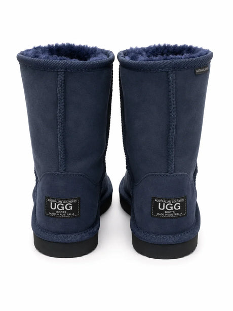 Australian Leather Ugg Classic Short - Navy - AU6