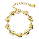 Boxed Interlock Anchor Necklace and Bracelet Set