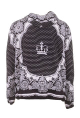 Dolce & Gabbana Men Hooded Printed Zipped Jacket