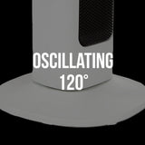 Pursonic Touch Screen Tower Heater - White