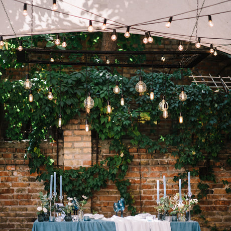 LumiFx 20 Bulb Festoon Lights 8 Lighting Effects