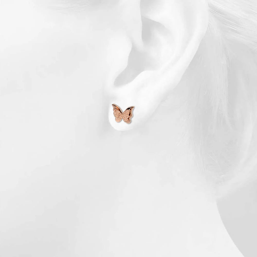 Bullion Gold Exquisite Butterfly Earrings