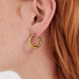 Bullion Gold Erica Gold Hoop Earrings