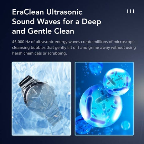 TODO Ultrasonic Cleaner 340ml Tank Jewelry Glasses Type C USB Powered 45000Hz One Button Clean
