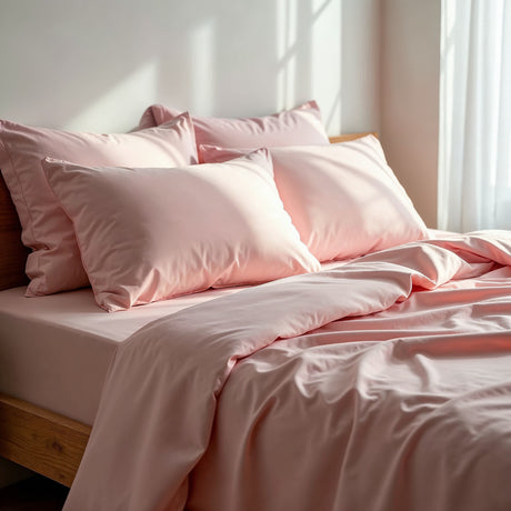 Royal Comfort 1200TC Ultrasoft 4 Pc Sheet Set- Soft Pink