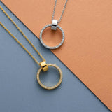 Krystal Couture Orbit of Charm Necklace Embellished with SWAROVSKI Crystal in White Gold