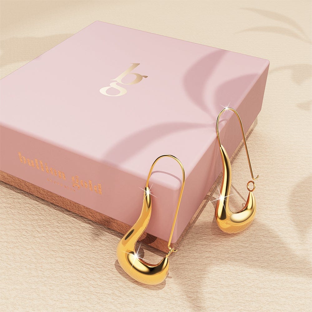 Bullion Gold Dakota Chunky Gold Hoop Earrings