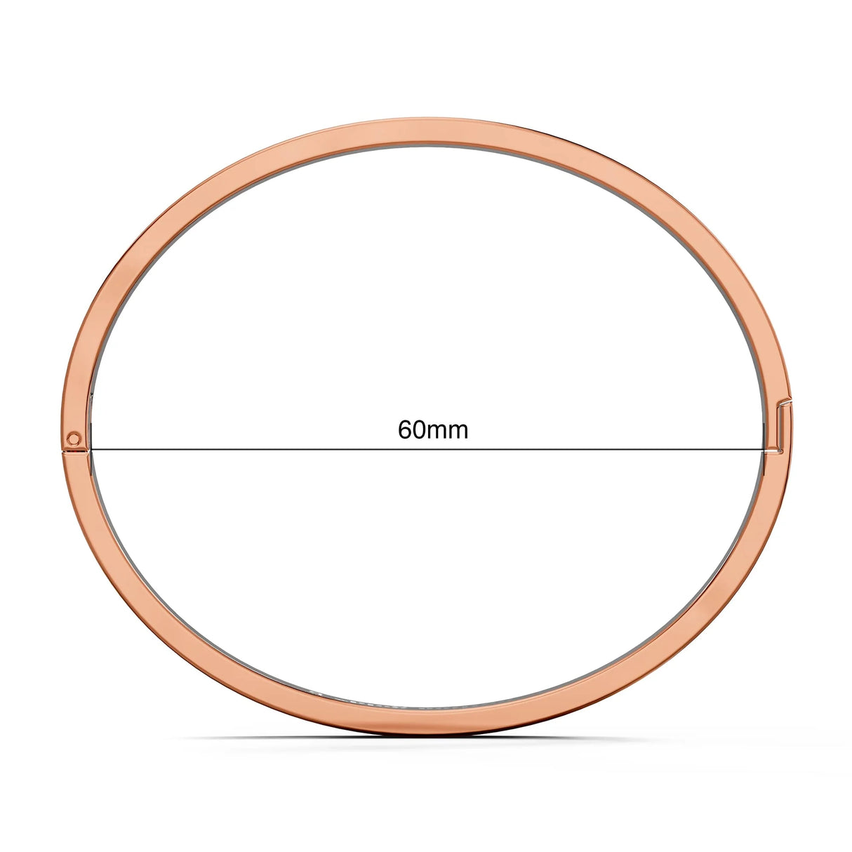 Bullion Gold Carmello Stainless Steel Bangle in Rose Gold