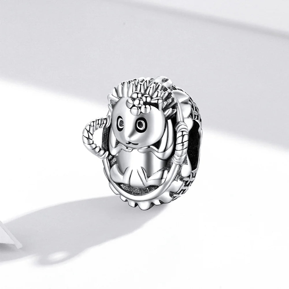 Solid 925 Sterling Silver Lady Flora Pandora Inspired Bead Charm