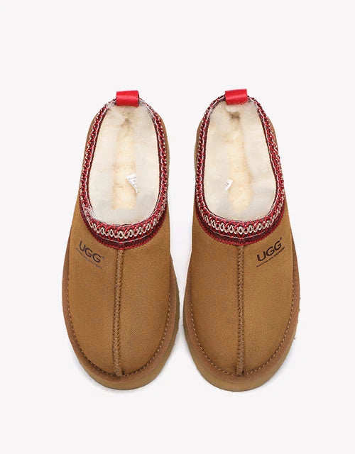 Ventus Cow Suede Platform in Chestnut