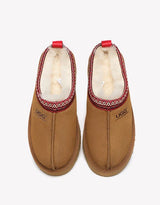 Ventus Cow Suede Platform in Chestnut
