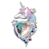 Solid 925 Signature Silver Mystic Majesty Unicorn Charm