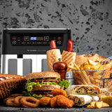 Kitchen Couture Dual View 10L Stainless Air Fryer