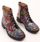 Bosccolo Womens Ankle Boots - Flower Multicolor