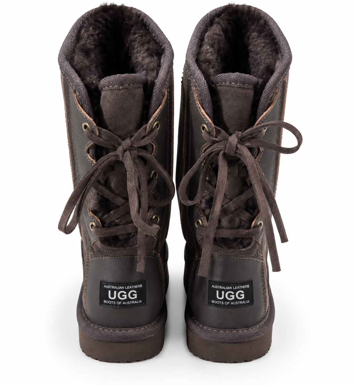 Australian Leather Ugg Classic Long Corset - Chocolate - AU10