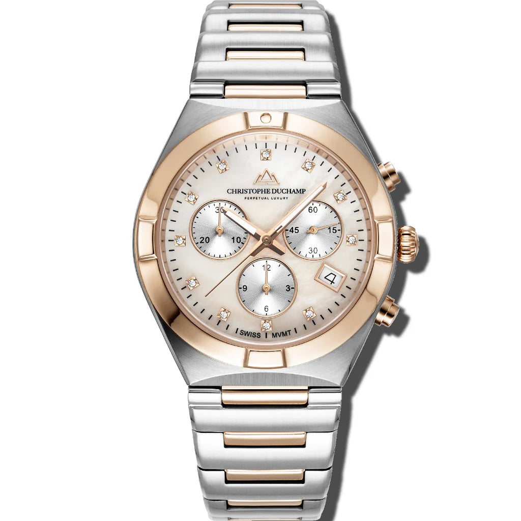 Christophe Duchamp D'orsay - White Dial & 316L Stainless Steel Strap