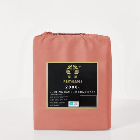 Ramesses 2000TC Cooling Bamboo Combo Set - Tawny Orange