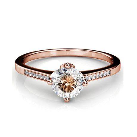 Krystal Couture Covenant Ring Embellished with Swarovski Crystals