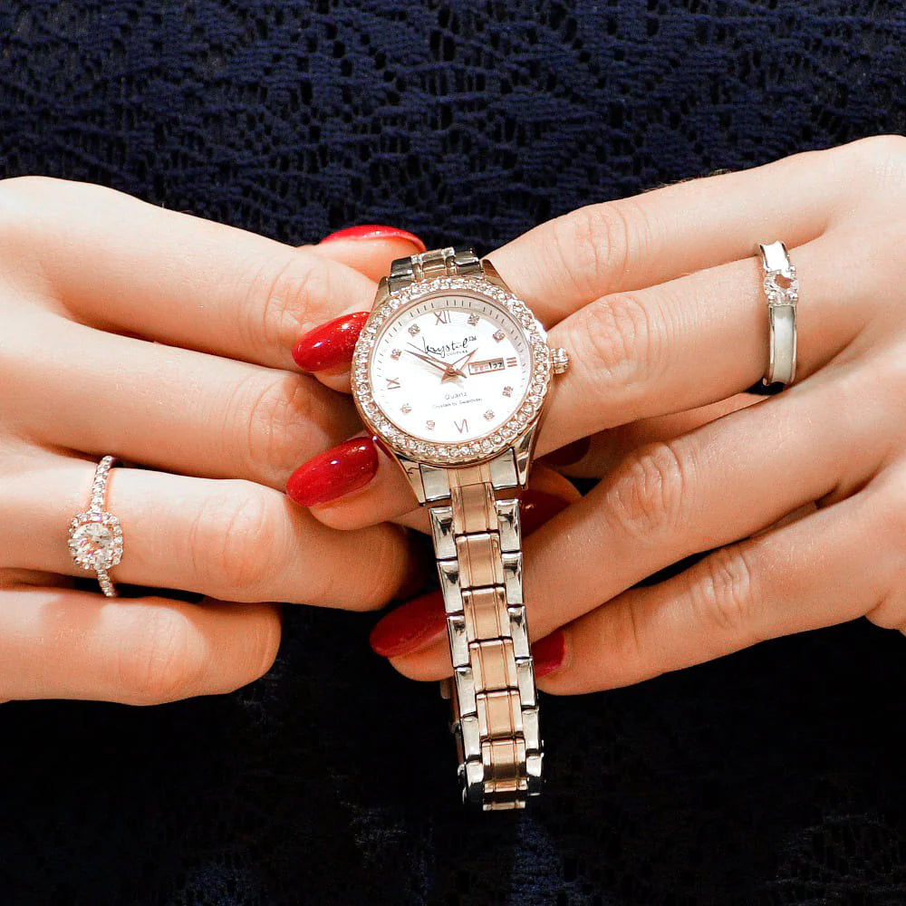 Krystal Couture Engagement Ring Embellished with SWAROVSKI Crystals