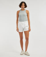 Amelius Abigail Rolled Hem Short - White