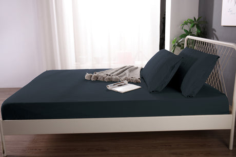 Ramesses Linen Bamboo Combo Set - Charcoal