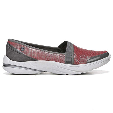 Bzees Lollipop Slip-On Casual Sneaker - Cherry Shimmer