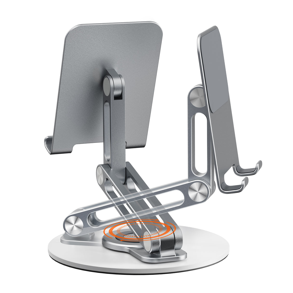 TODO Aluminium Alloy 4 - 13" Mobile Phone Stand Mount Tablet Holder - Carbon Grey